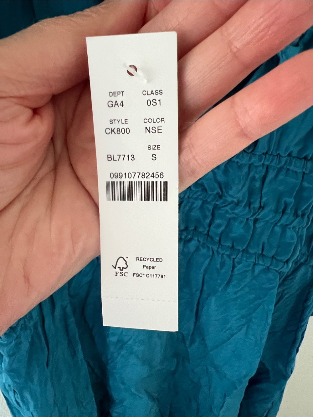 J. Crew Teal Blue Maxi Dress - Picture 3 of 4